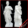 Greek Warrior Antique Marble Stone Statue Carving